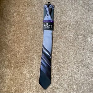 Grey and Black Van Heusen Tie